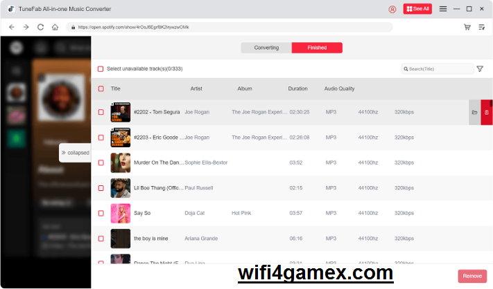 TuneFab Spotify Music Converter الكراك + رمز التفعيل تحميل